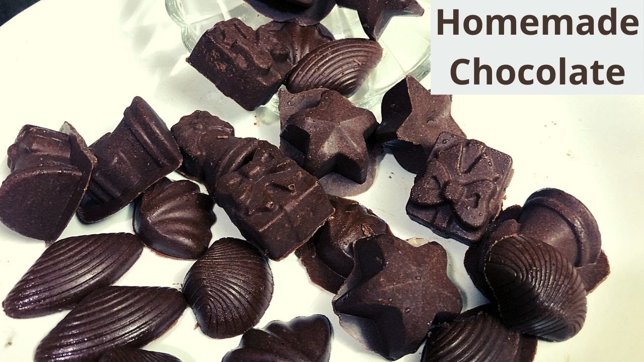 Homemade Chocolate ChocolateOnly four Ingredients YouTube