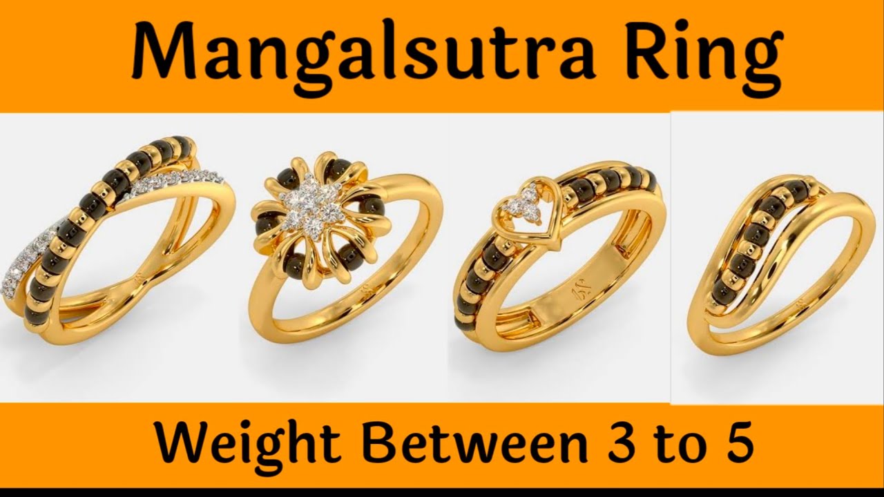 New Age Bracelet And Ring Mangalsutra Designs For Brides | Mangalsutra  designs, Gold ring designs, Ring designs