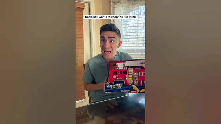 Caillou Has The Fire Truck Rap #shorts