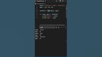 Python: how to quickly connect two lists in Python using zip? [EN]
