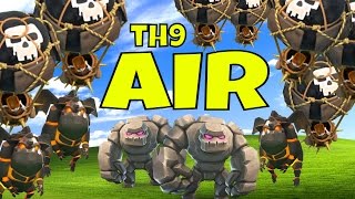 Clash Of Clans | AIR ATTACKS = BETTER THAN EVER at TH9