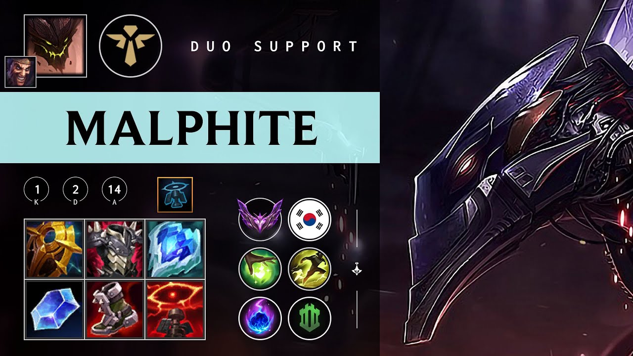 Malphite Support vs Maokai - KR Master Patch 26.01