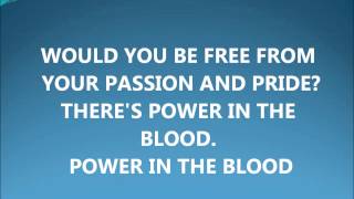 There Is Power In The Blood chords