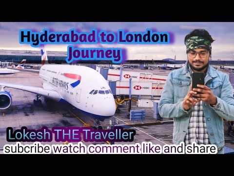 journey time from hyderabad to london