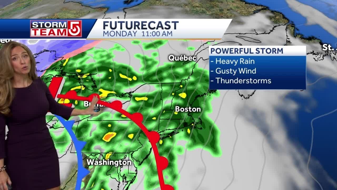 Video- Dry Break For Weekend, Strong Storm Monday