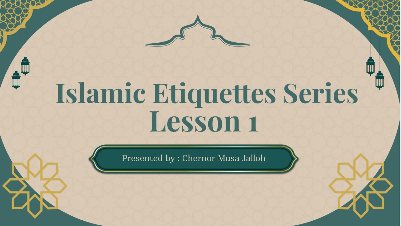 How should proper etiquette be with Allah, the Most High?