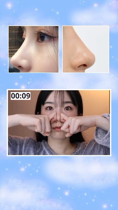Slim nose exercise✨how to get define nose🤍#glowup #korean #nose #slim #exercise #beauty #glowuptips