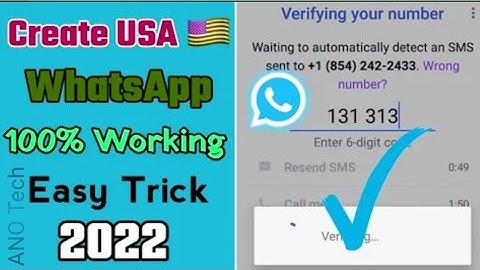 How to create usa fake whatapps account  2022 without phone number free | Fixed All problem freetone