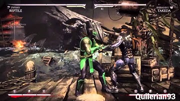 Mortal Kombat X: Reptile (Nimble) Combo Compilation