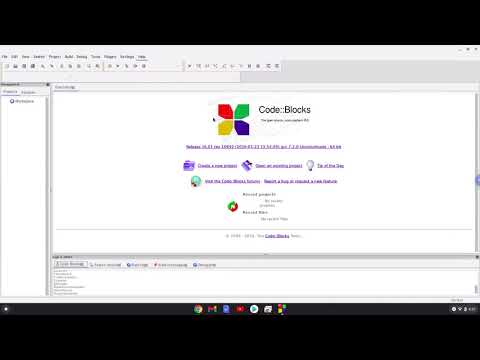 How to install Code::Blocks on a Chromebook