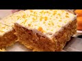 🔴💥TARTA DE NARANJA Y AVENA😱👉OPCIONES💥💥para que este ESPONJOSO sin HARINA