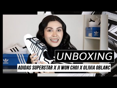 LAS MEJORES SUPERSTAR QUE HE VISTO! UNBOXING ADIDAS x JiWon Choi & Olivia Oblanc Torrelli - YouTube