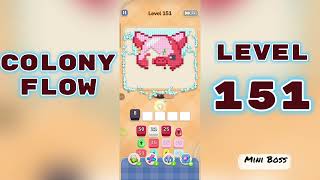 Colony Flow Level 151 Walkthrough 🐜 | Ant Colony Puzzle Gameplay | Mini Boss