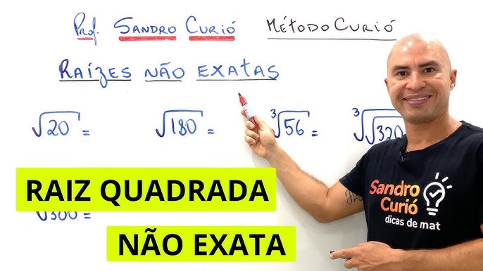 RAIZ QUADRADA 6 ANO - \Prof Gis/ - Matemática