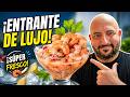 ¡CÓCTEL DE GAMBAS gourmet! 🍤 Receta fresca de Apio y Manzana (Súper fácil)