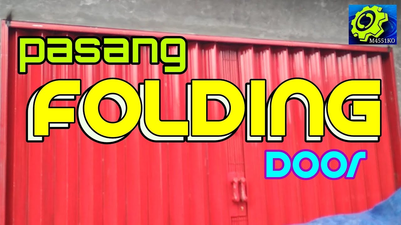  Pemasangan  pintu  lipat  folding door folding gate YouTube