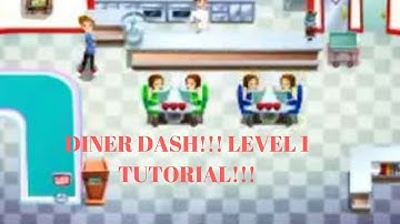 Diner Dash Level 1 Greasy Spoons: Tutorial
