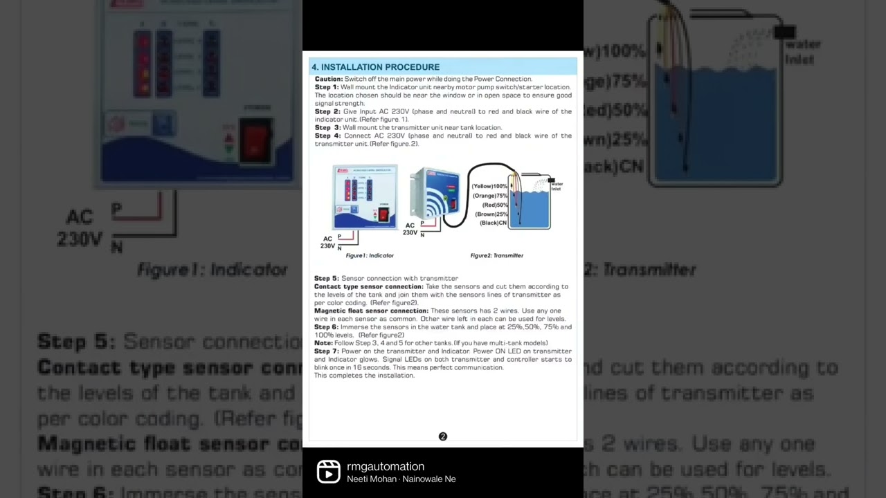 WIRELESS MULTITANK WATER LEVEL CONTROLLER INSTALLATION GUIDE