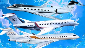 Gulfstream G800 vs. Dassault Falcon 10X vs. Bombardier Global 8000: The Ultimate Jet Comparison