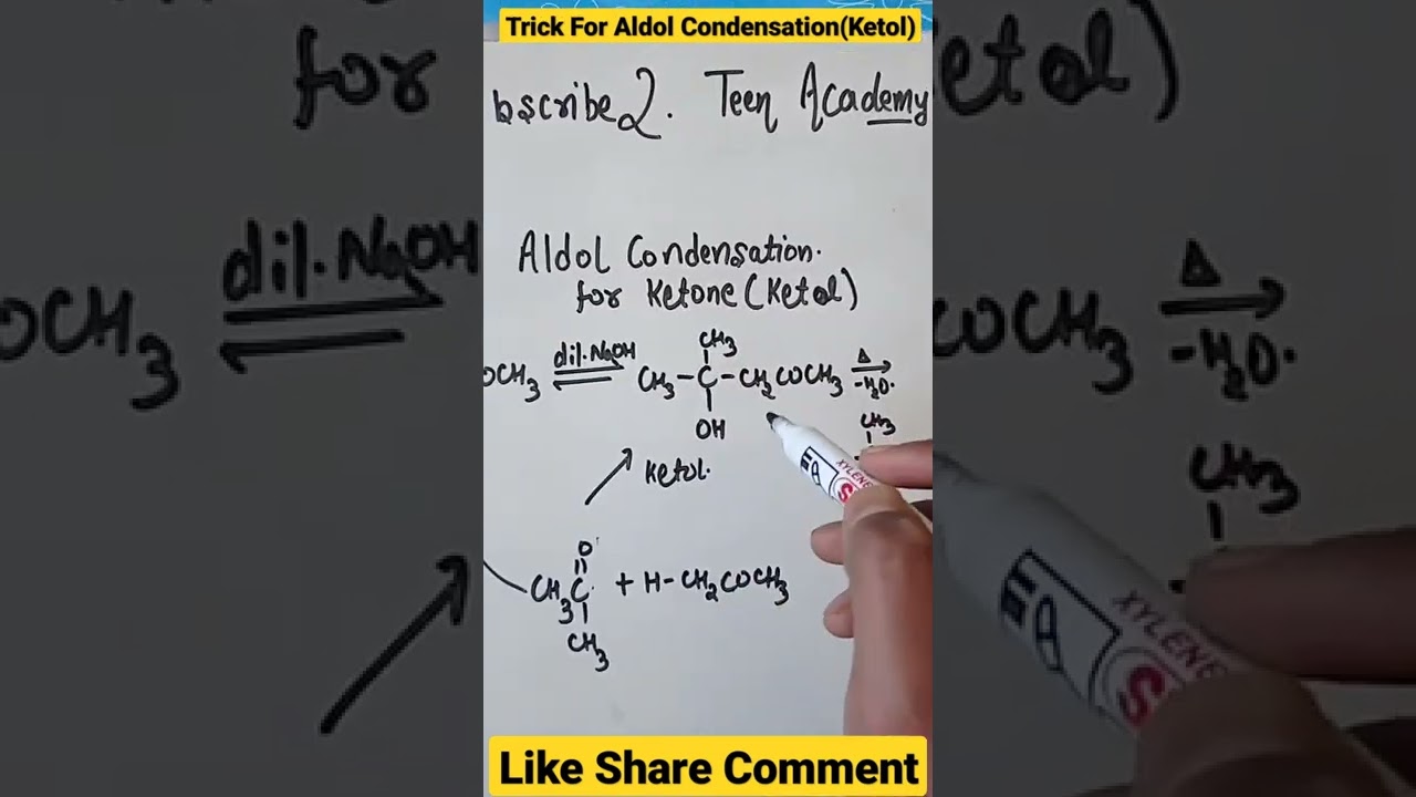 Trick For Aldol Condensation(Ketol) 