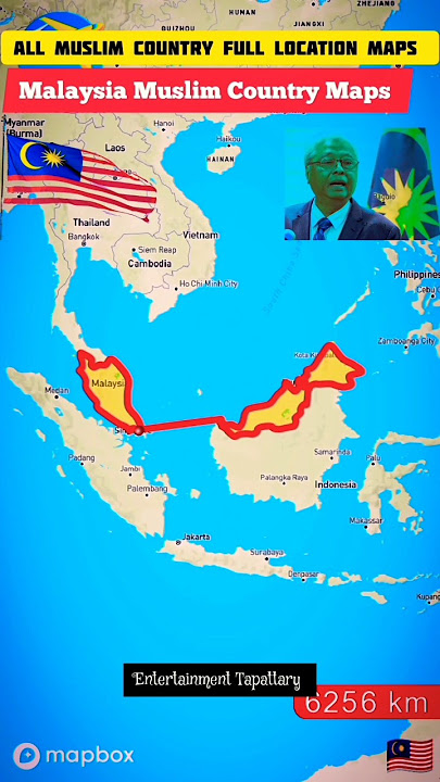 Malaysia Muslim Country full Location Maps🇲🇾 #short #malaysia  #muslim #maps #islam #viral #location