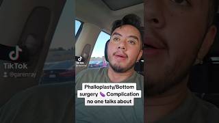 Phalloplasty Bottom Surgery Complication No One Talks About