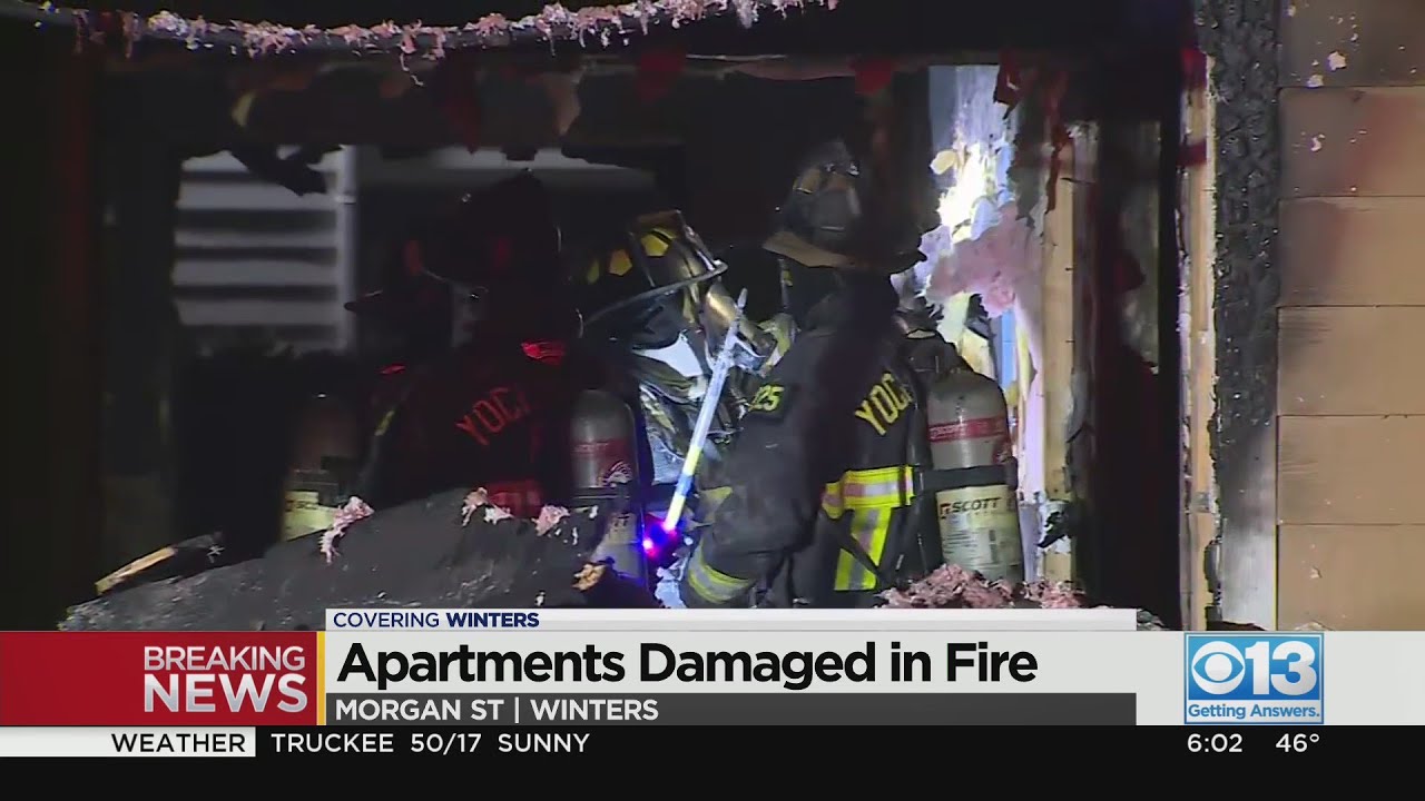 2 Winters apartments damaged in early morning fire - YouTube