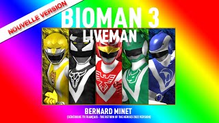 Video thumbnail of "BIOMAN 3 (Liveman)- Bernard Minet [Générique tv français - THE RETURN OF THE HEROES 2022 VERSION]"