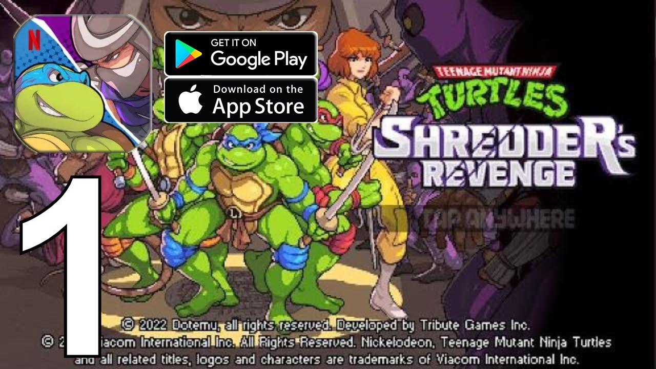 TMNT: Shredder's Revenge Part 1 Gameplay Android IOS - YouTube