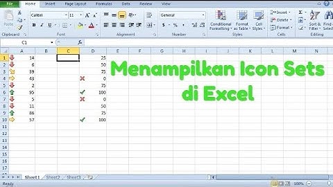 Cara Membuat Ikon Mini (Icon Sets) di Excel