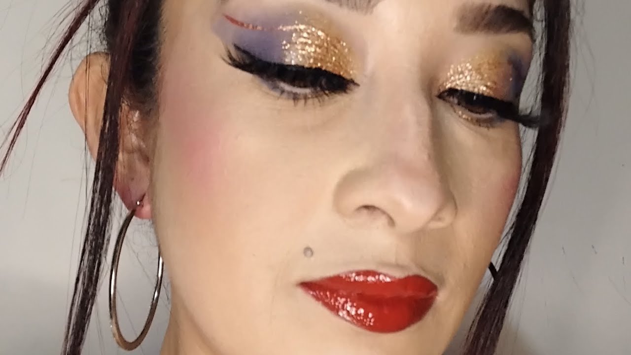 Maquillaje ferias y carnavales #maquillaje #maquillajefiesta #makeup #labiosrojos 