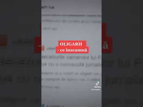 Video: Ce este o oligarhie? Sensul termenului