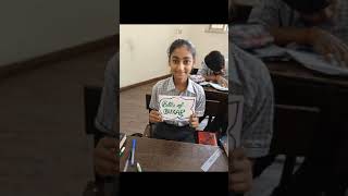 Students remembering the warriors and the important dates of The Battle of Plassey and Buxar.