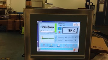 SCS UK install the Idecon Checkweigher for Wet Wipes