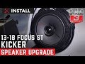 2013-2018 Focus ST Complete Kicker KS Series Speaker Upgrade Install