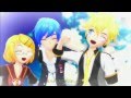 DIVA F 2nd EDIT [青春ハローワーク/ Buluharu Hello Work] KAITO / Kagamine Len / Kagamine Rin