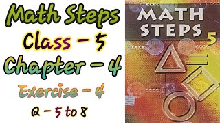 Class 5 math Steps solution in hindi chapter 4 exercise - 4 ||operations involving large number Profile