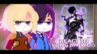 Past Solo Leveling React To Sung Jin Woo | Part 1 | Gacha Club