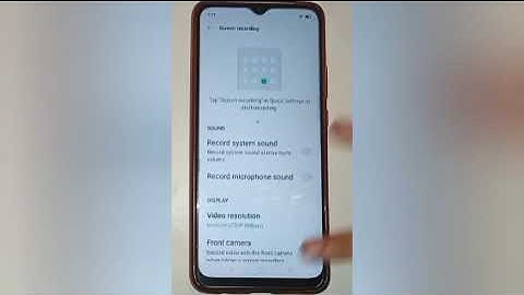 How to enable screen recording in oppo a9,on screen recording setting Enable OPPO A9