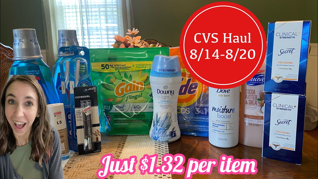 CVS HAUL 8/14-8/20 | EASY DEALS | JUST $1.39 AN ITEM