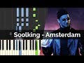 Soolking - Amsterdam | Piano Tutorial