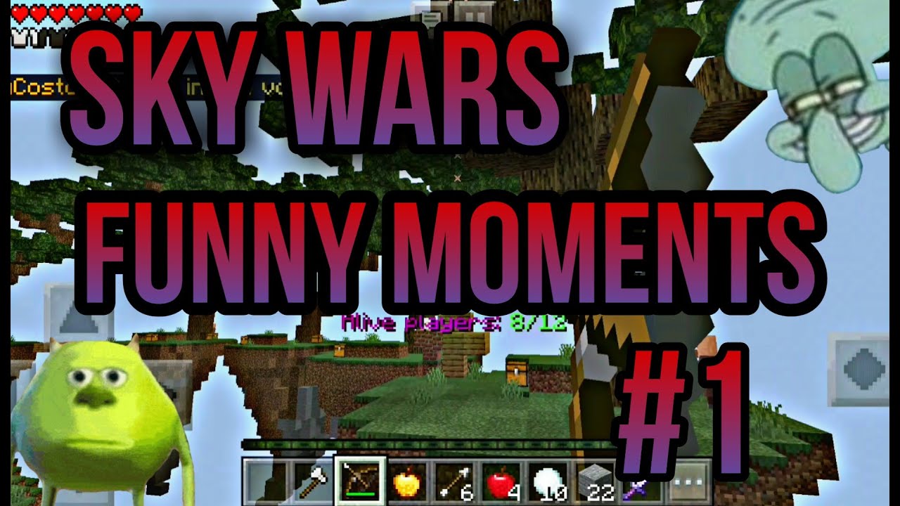 Sky Wars Funny Moments #1 | minecraft | - YouTube