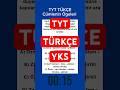 TYT TÜRKÇE #yks2025 #ykstavsiye #yks2026 #yks #tyt #tyttürkçe #kpss #yks2024 #ykstürkçe #tytturkce