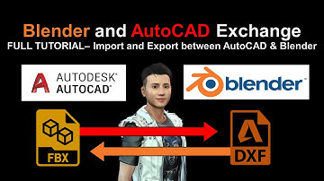 AutoCAD and Blender model Exchange