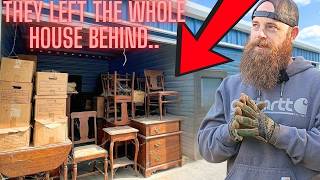 We bought entire house in a storage unit for $700! This is what we found!