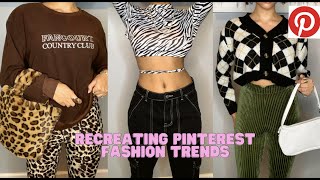 Recreating Viral Pinterest Outfits ! Ft. Shein