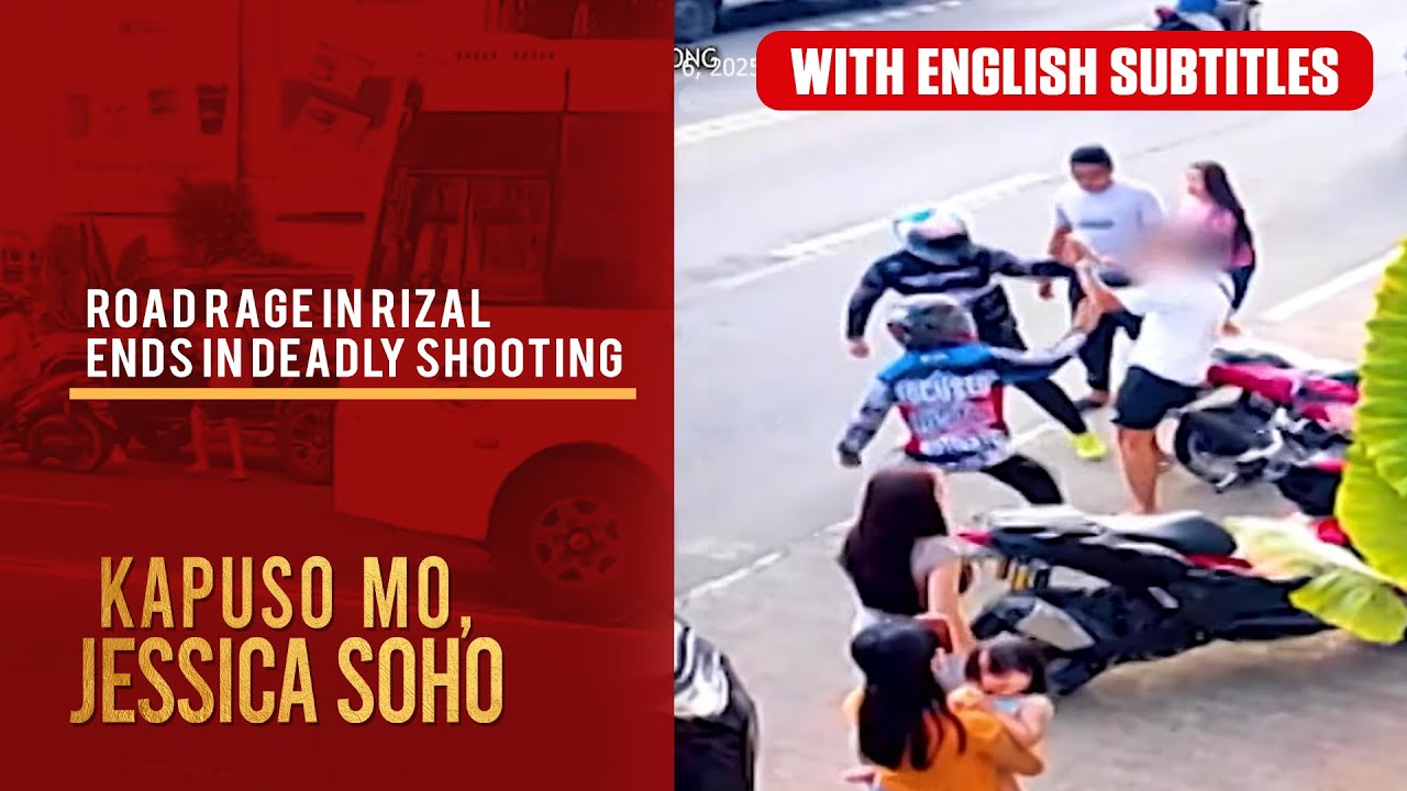 Road rage in Rizal ends in deadly shooting (with English subs) | Kapuso ...