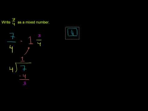 Trasformare una Frazione Impropria in un Numero Misto