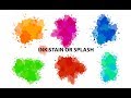 Watercolor Ink stain design in Adobe illustrator CC Tutorial