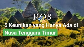 5 Keunikan yang Hanya Ada di Nusa Tenggara Timur
